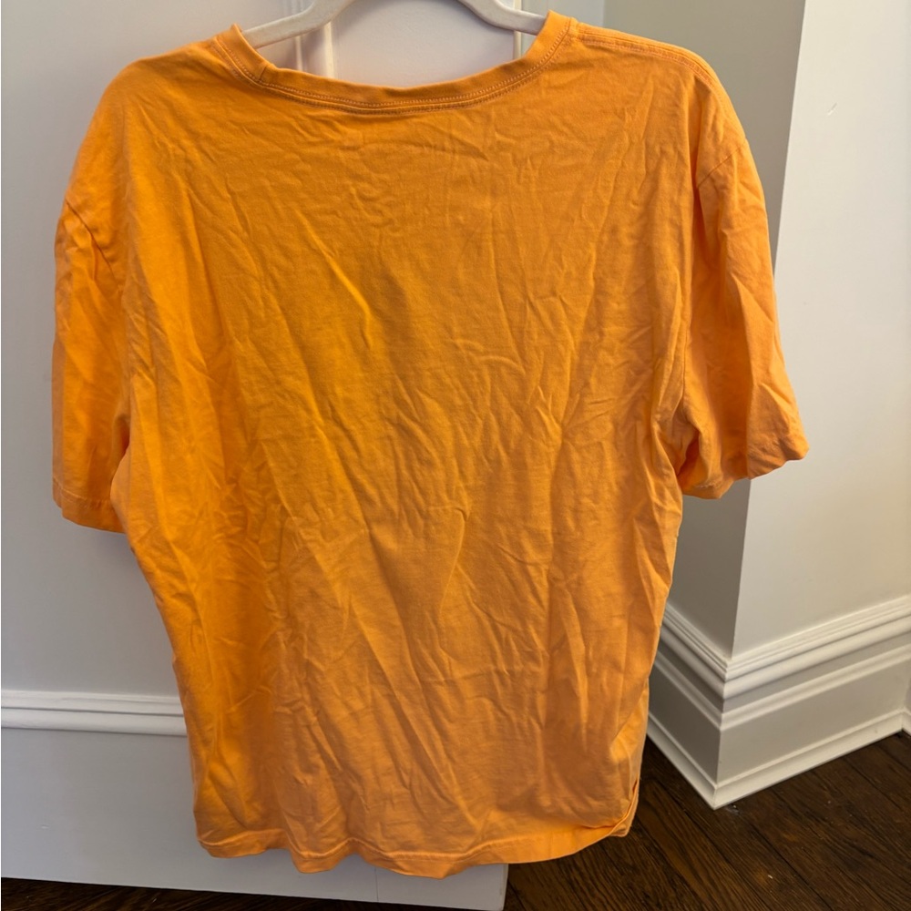 Life Is Good Orange Short Sleeve Tee with Jeep Graphic - Picture 5 of 6